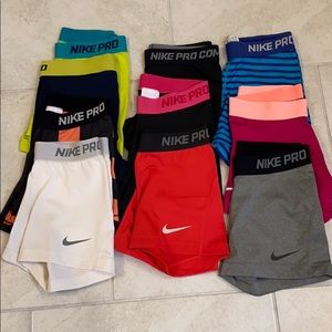 Nike pro shorts 10 pairs, SOLD SOLD SOLD